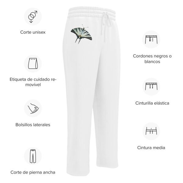 Pantalón deportivo holgado unisex | mariposa zebra