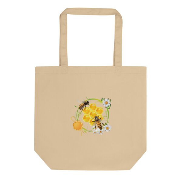 eco-tote-bag-oyster-front-697d456709b61.jpg Bolsa de tela ecológica | Abejas