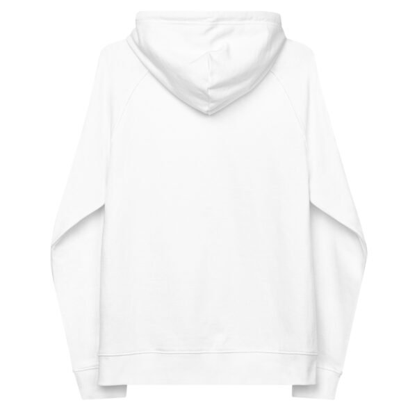 unisex-eco-raglan-hoodie-white-back-6723f10e91db2.jpg Sudadera con capucha ecológica | helecho